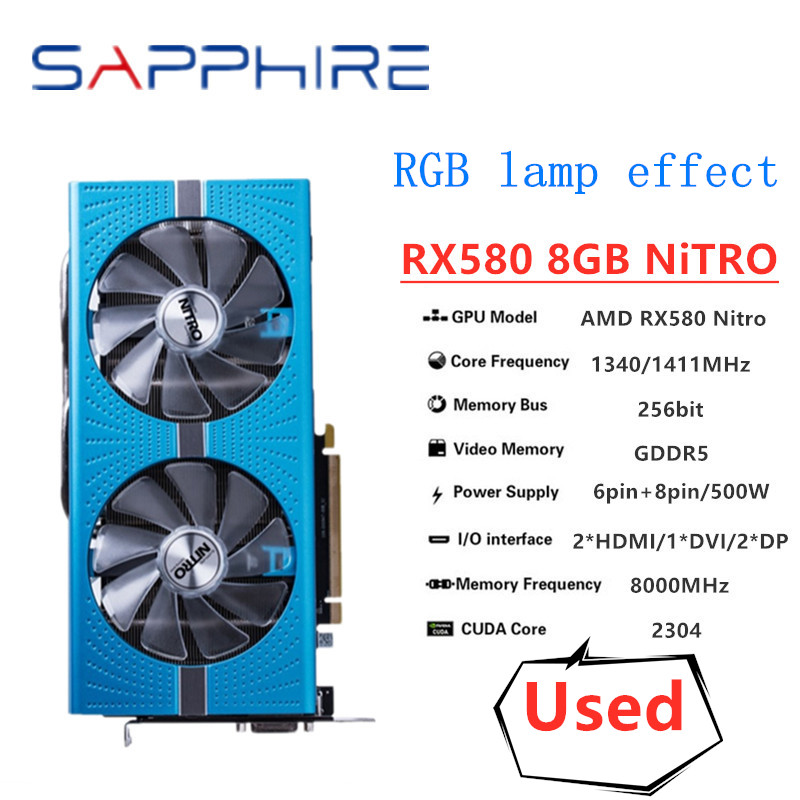 SAPPHIRE Original RX 580 8G NI - Rtx 3070 8Gb Graphics Card recension och pris